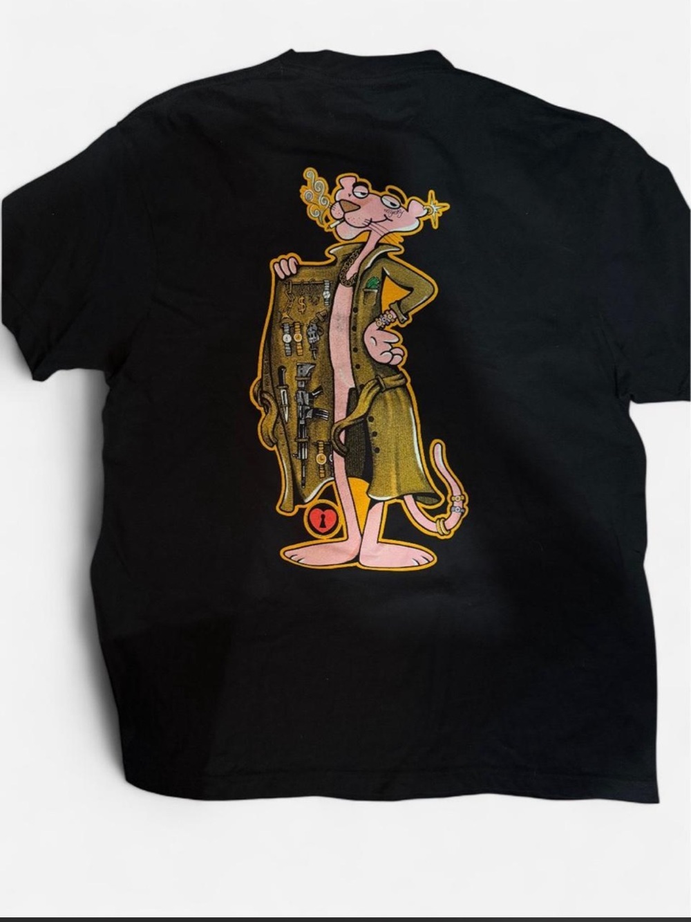 Self Care- Pink Panther Graphic Tee - Men's Short Sleeve Shirt